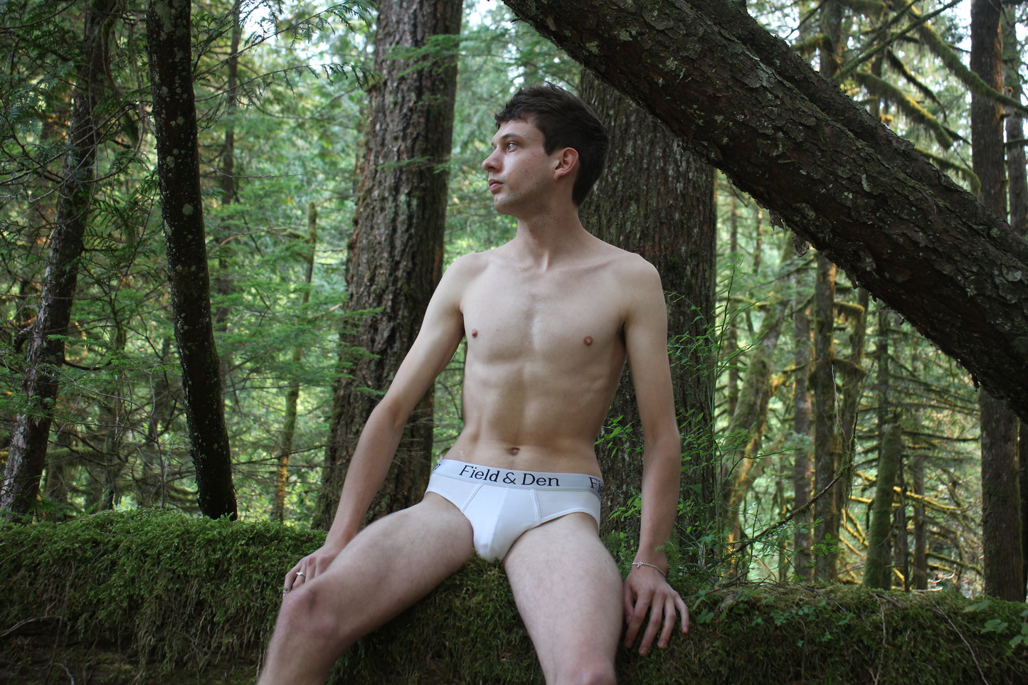 Cloud White Bamboo Underwear - Briefs